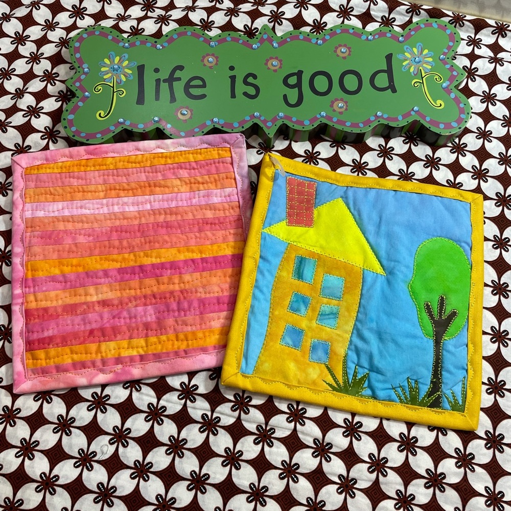 Quilted Pot holder set